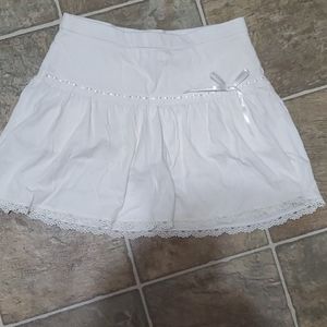 White skirt girls
